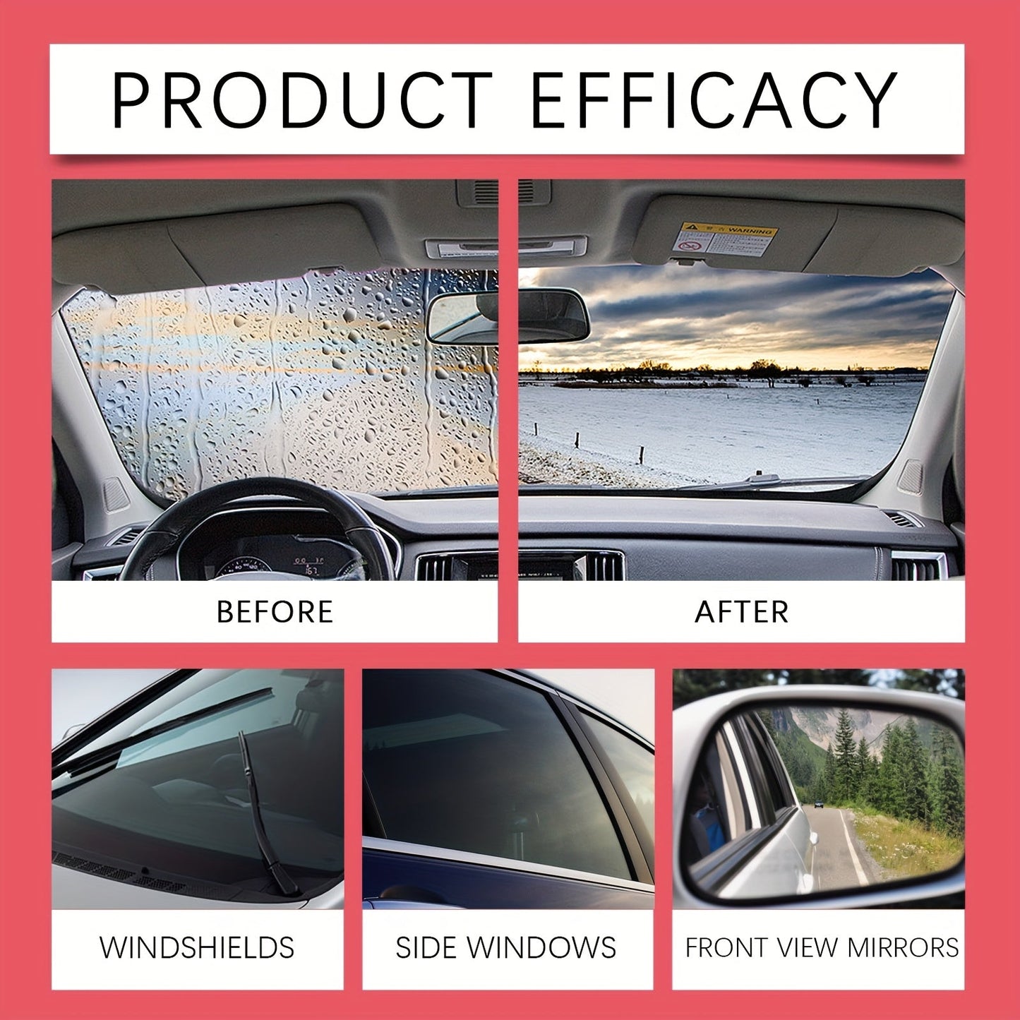 120ml Oil Film Cleaning Brush for Car Windshields - Anti - Fog & Quick Stain Removal - HazMarket