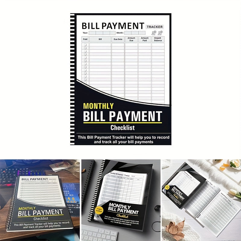 Monthly Bill Payment Tracker Planner