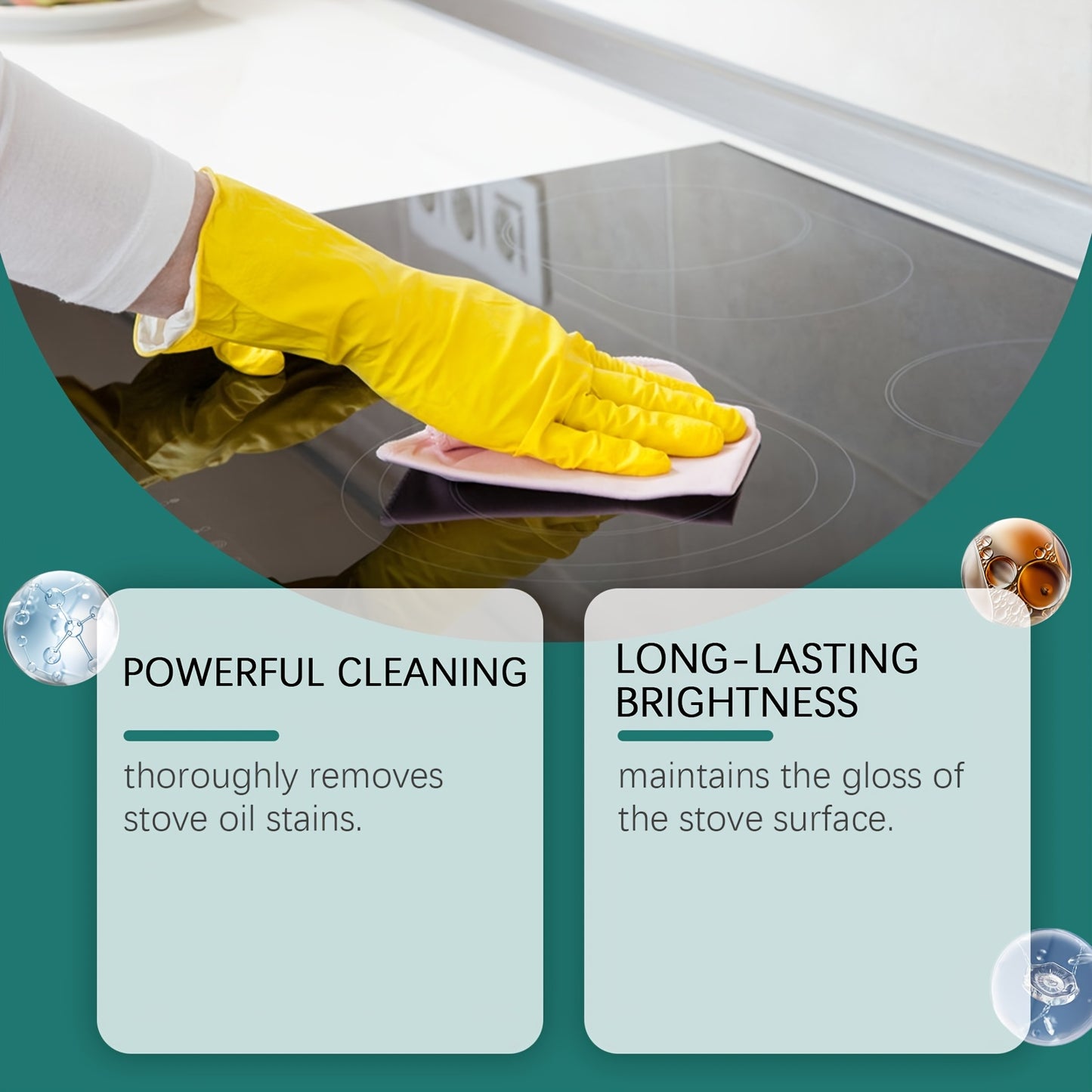 Glass Stovetop Cleaner Polishing Agent