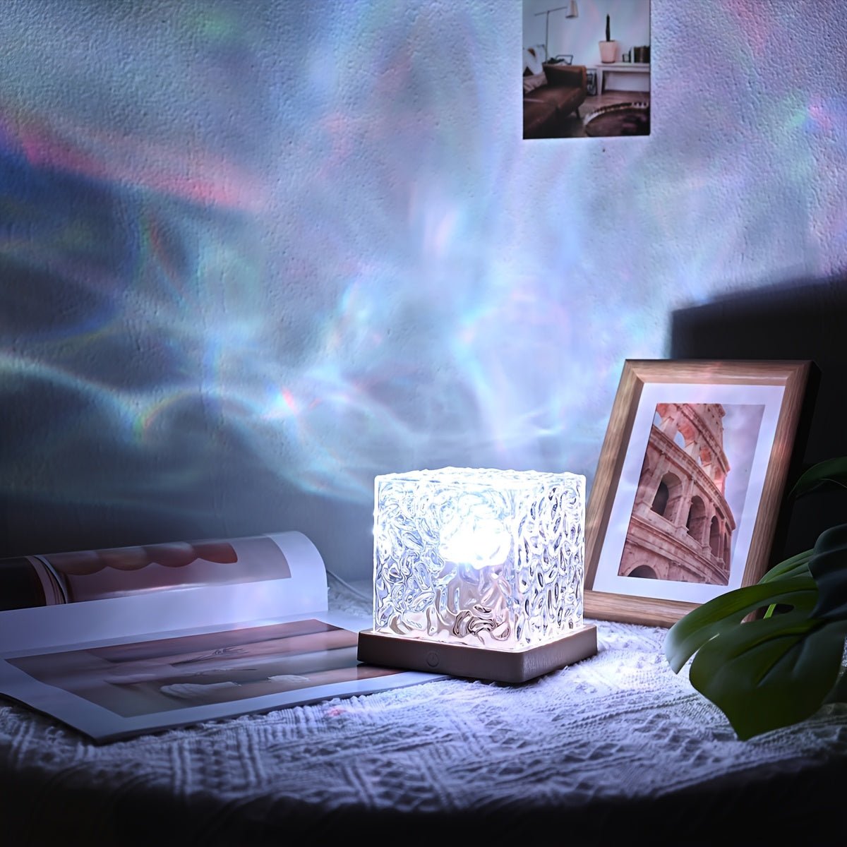 16 Color Ocean Wave RGB Aurora Light Cube with Remote Control - HazMarket
