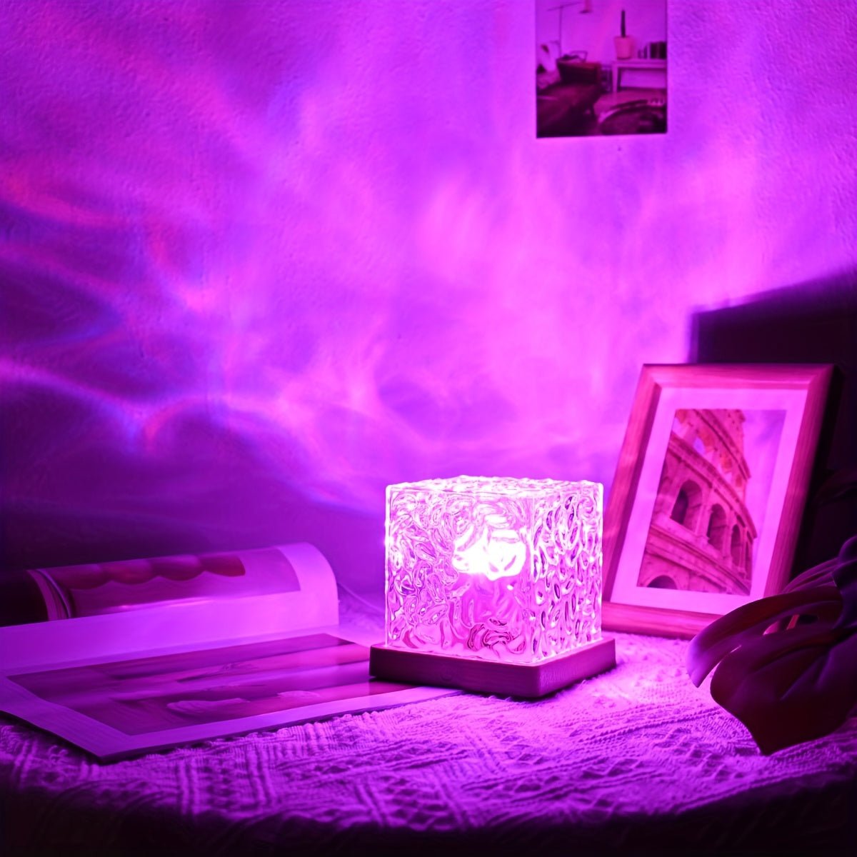 16 Color Ocean Wave RGB Aurora Light Cube with Remote Control - HazMarket
