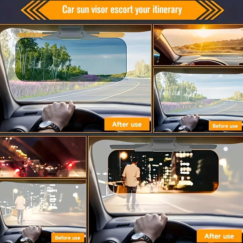 Adjustable 2-in-1 Anti-Glare Car Sun Visor