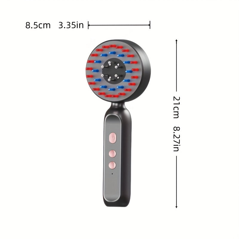 Portable Electric Scalp Massager with Essential Oil Applicator