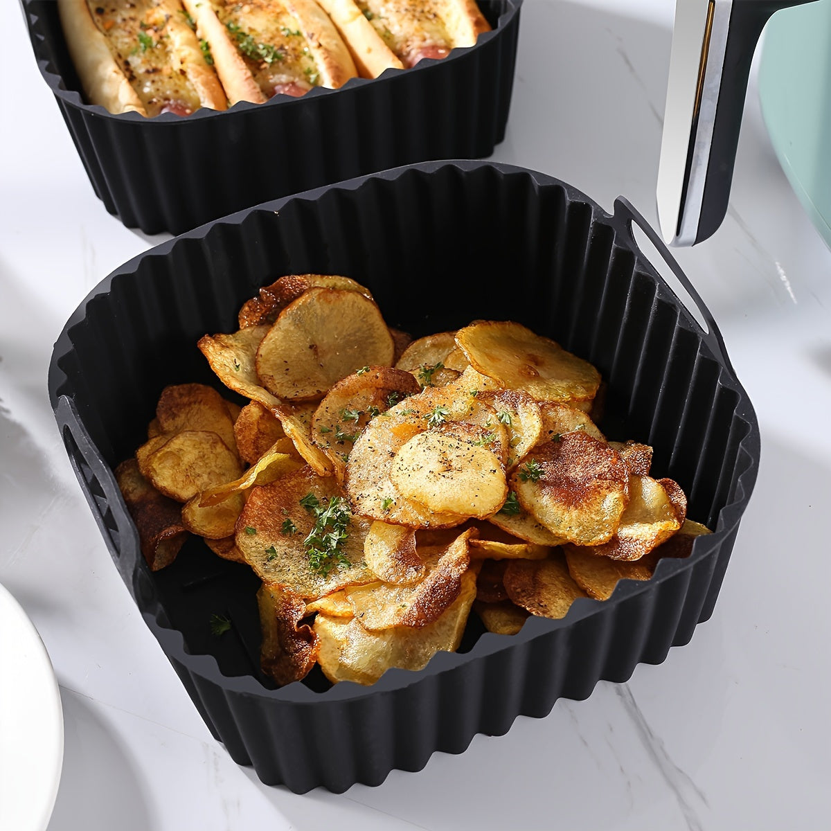 1pc Reusable Silicone Air Fryer Liners