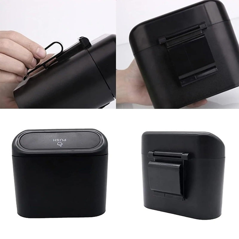 Mini Car Trash Cans with Lids 2pcs