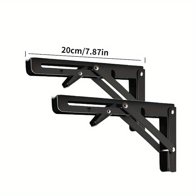 Heavy-Duty Adjustable Folding Brackets 2pcs