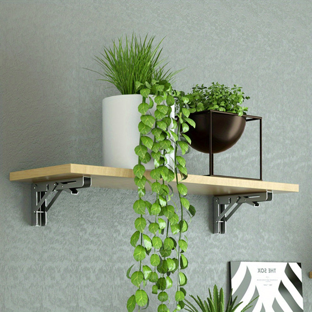 Heavy-Duty Adjustable Folding Brackets 2pcs