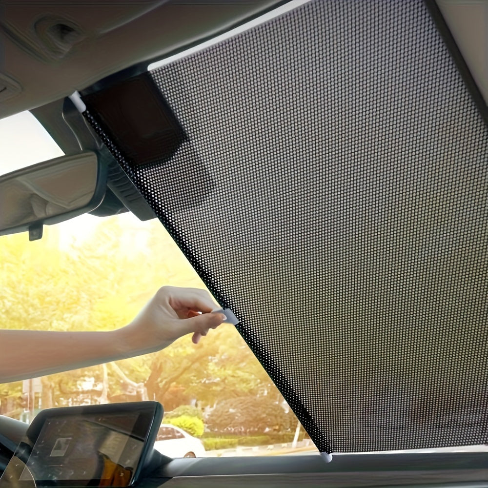Insulated PVC Windshield Shade for Internal Cooling and Sun Protection