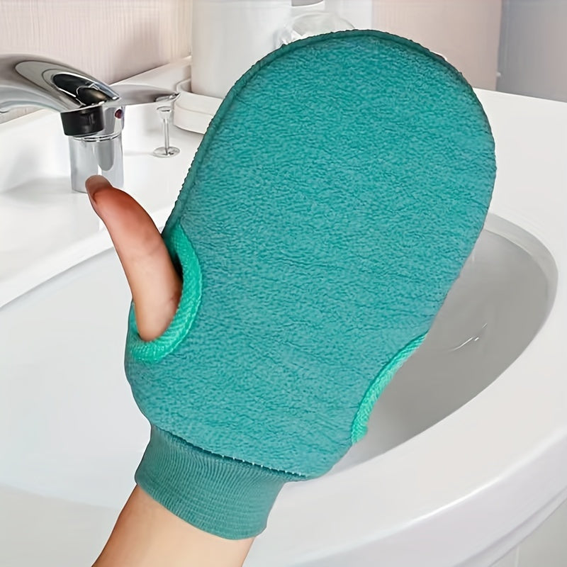 3pcs Double-Sided Exfoliating Gloves