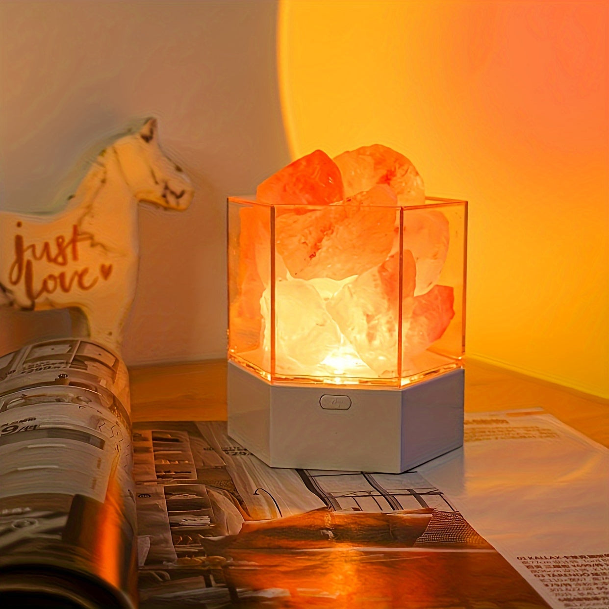 Modern Himalayan Salt LED Night Light