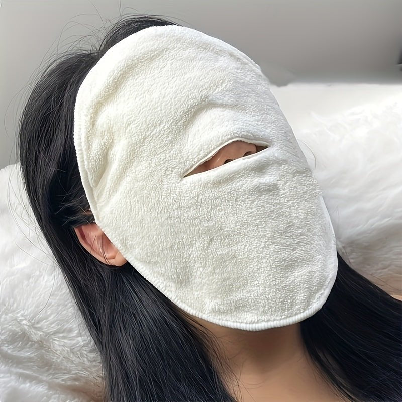 1pc Reusable Hot and Cold Facial Mask Towel for Skin Care - HazMarket