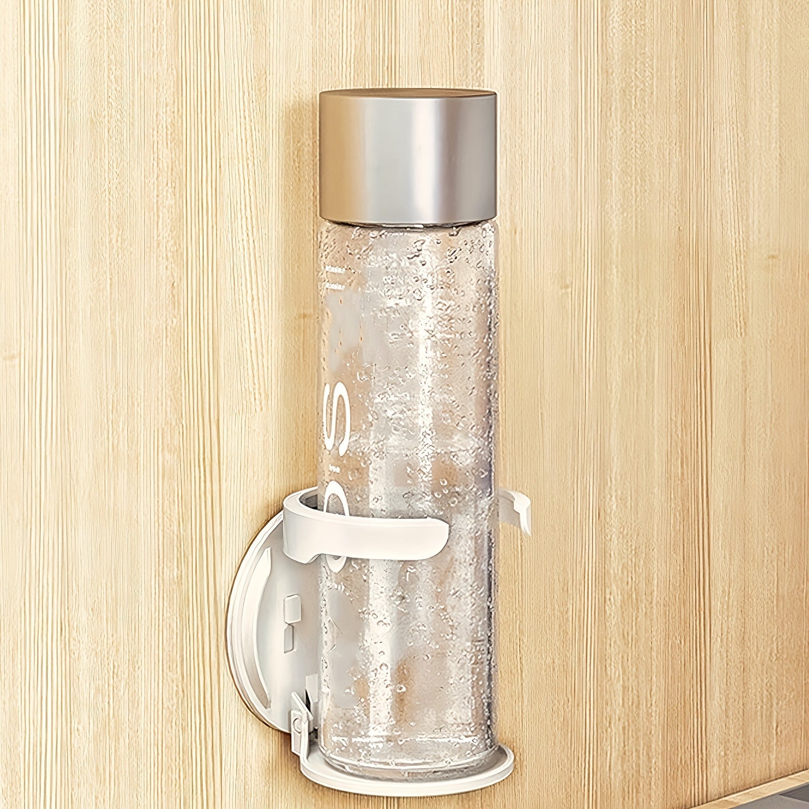 1pc White ABS Plastic Folding Cup Holder - HazMarket