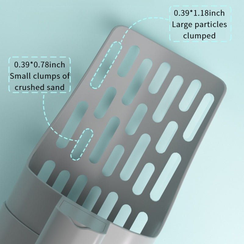 2 - in - 1 Cat Litter Scoop and Trash Can Set with Integrated Bag Dispenser - HazMarket