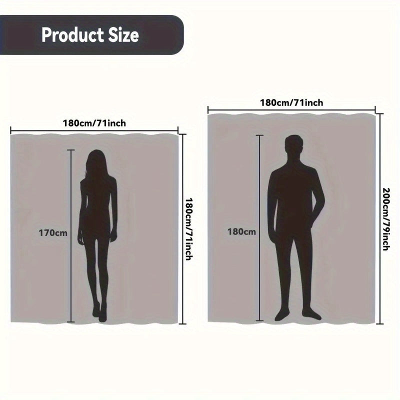 Modern Folding Divider Curtain with Plastic Hooks