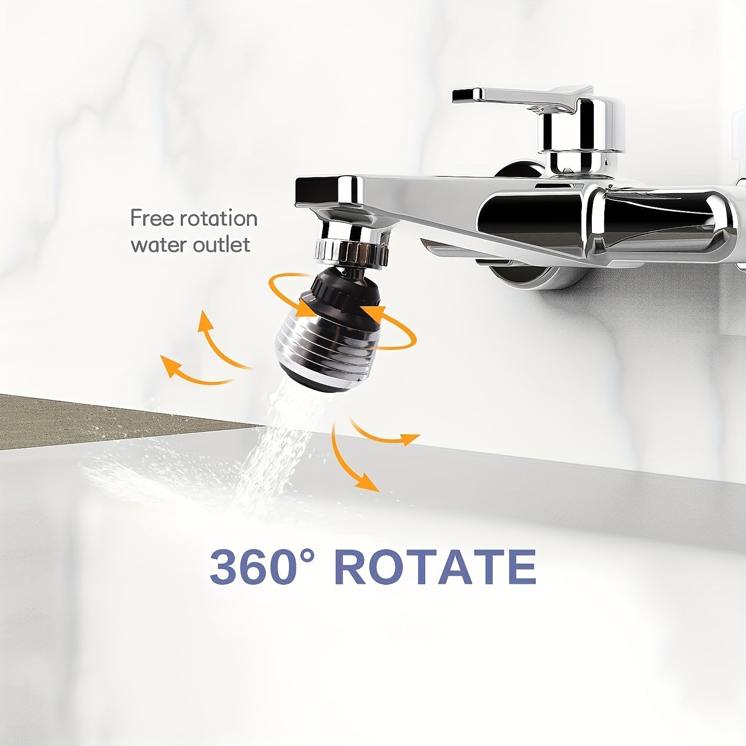 360 Degree Rotating Water Saving Faucet - HazMarket