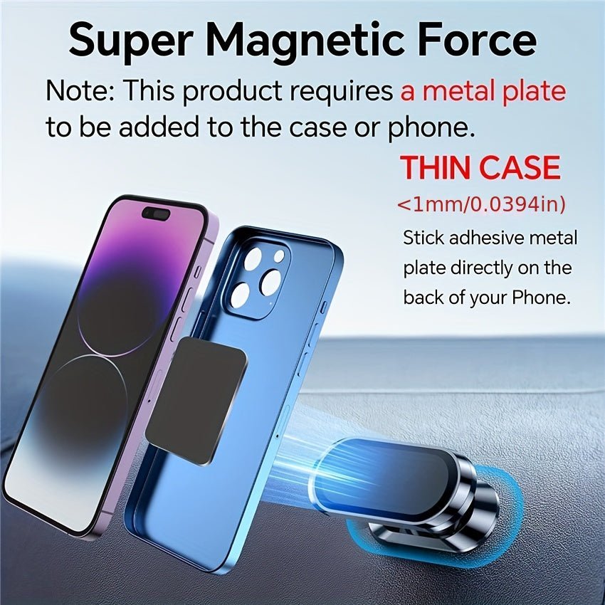 360°Car Phone Holder Magnetic Universal Magnet Phone Mount - HazMarket