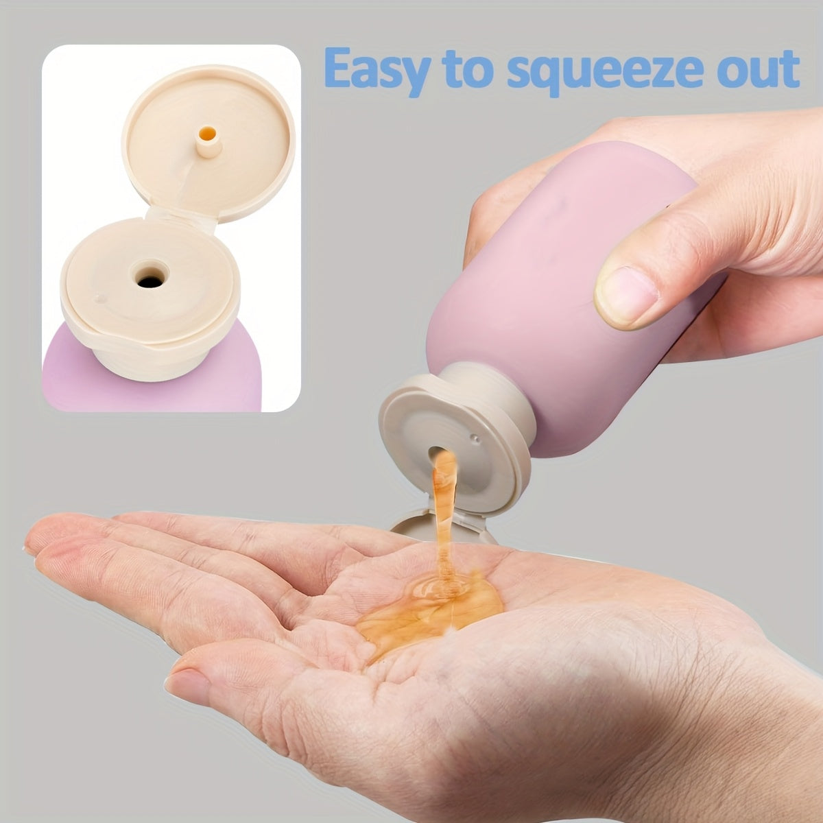 4pcs Travel Squeeze Bottle Set