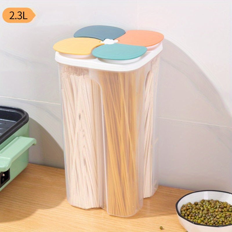 4 Grids Food Storage Containers With Lids - HazMarket
