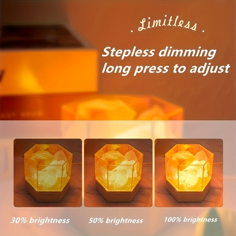 Modern Himalayan Salt LED Night Light