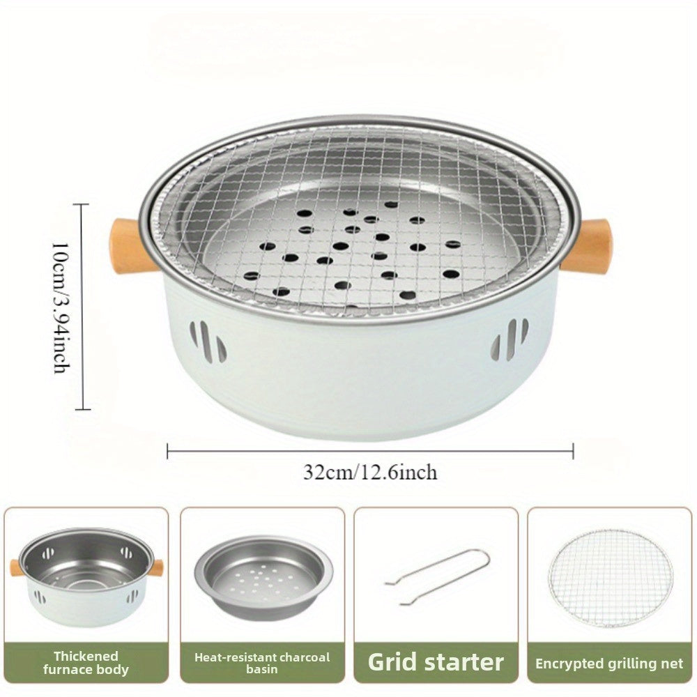 Stainless Steel Charcoal BBQ Grill
