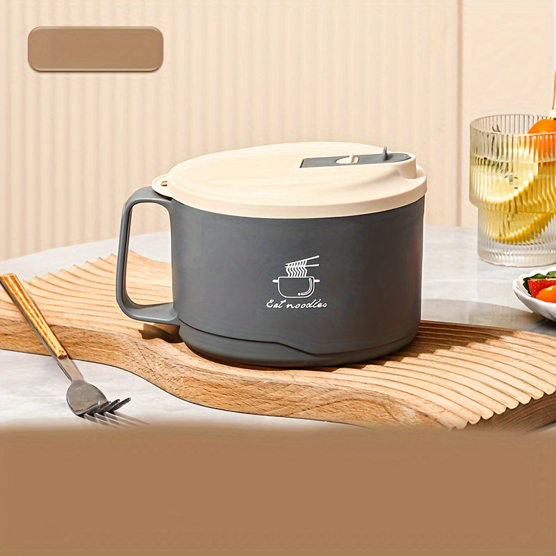 Stainless Steel Instant Noodle Bowl With Cover