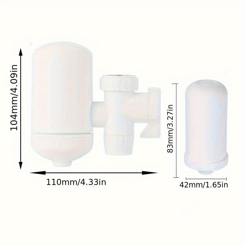 Easy Install Water Purifier with Replaceable Filter Cartridges
