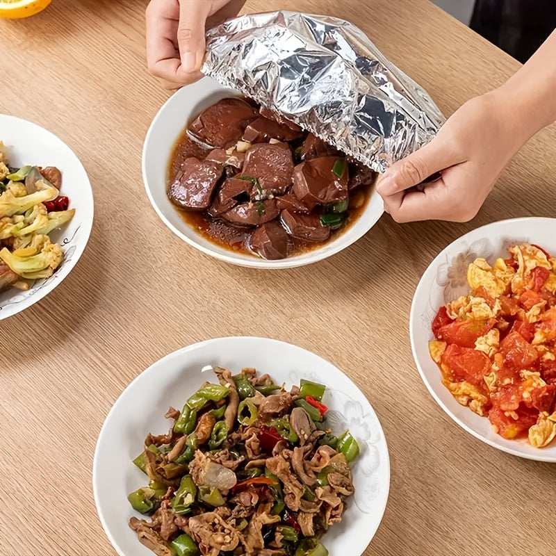Heat-Resistant Reusable Aluminum Foil Covers