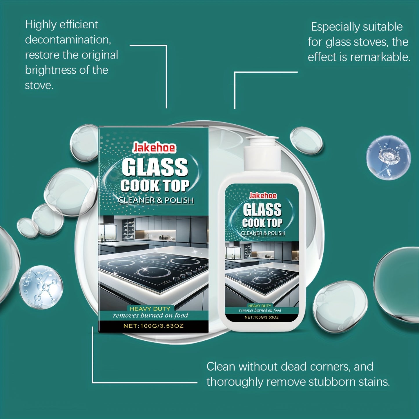 Glass Stovetop Cleaner Polishing Agent
