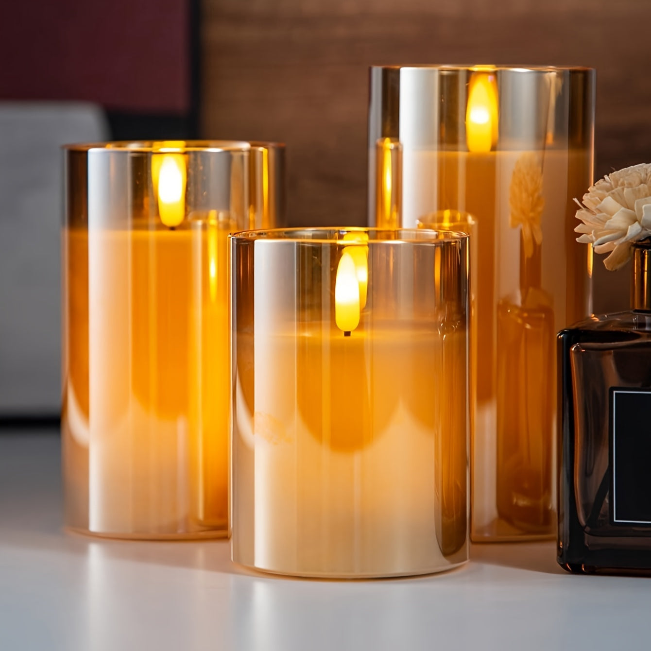 3pcs Flameless LED Electronic Candles