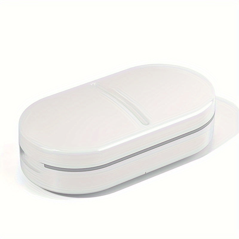 Portable Storage Box Pill Cutter