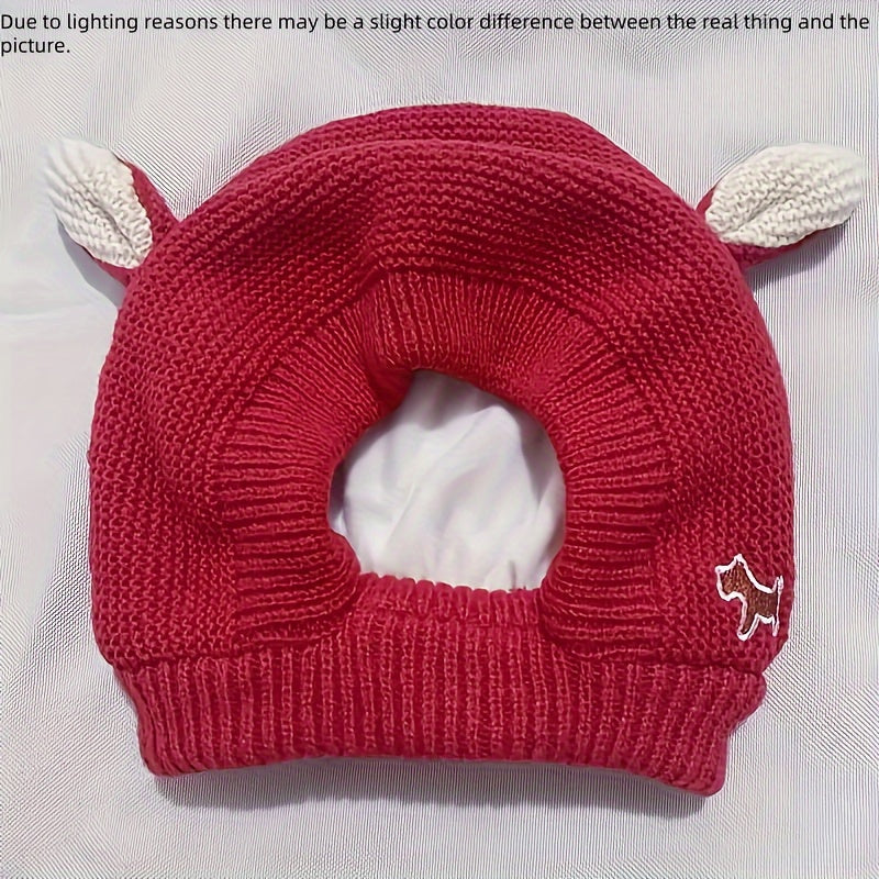 Warm Winter Knitted Cap for Dogs