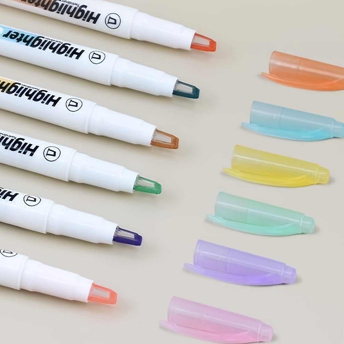 6pcs Visible Window Highlighter