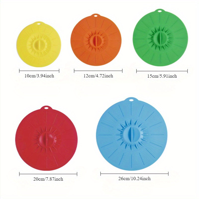 Reusable Suction Cover Lids Set