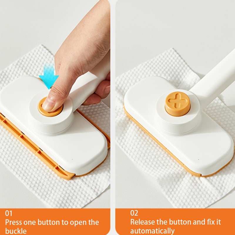 Rotatable Microfiber Towel Mop with Wall Mount