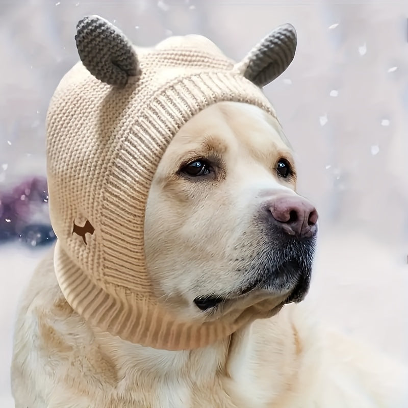 Warm Winter Knitted Cap for Dogs