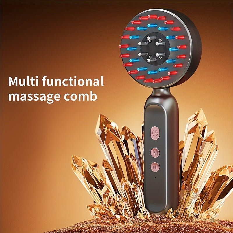 Portable Electric Scalp Massager with Essential Oil Applicator