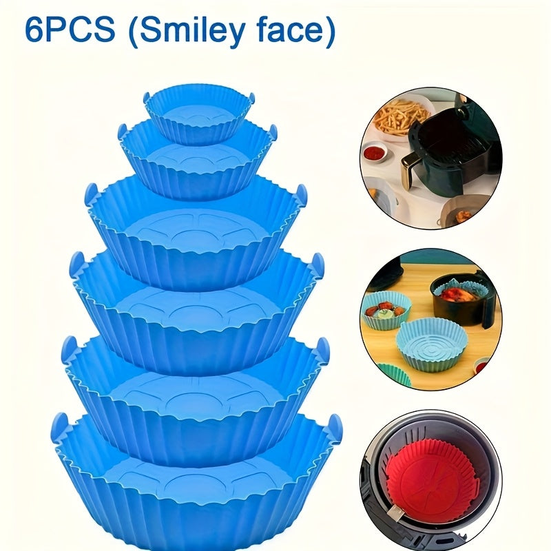 6pcs Silicone Air Fryer Liners