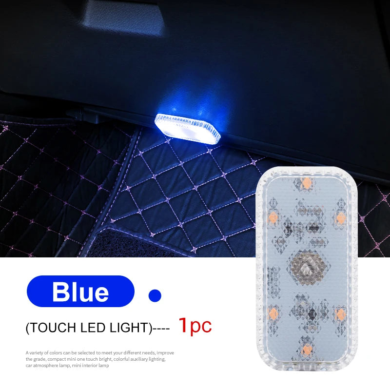Mini Wireless LED Touch Light Car Interior Lighting