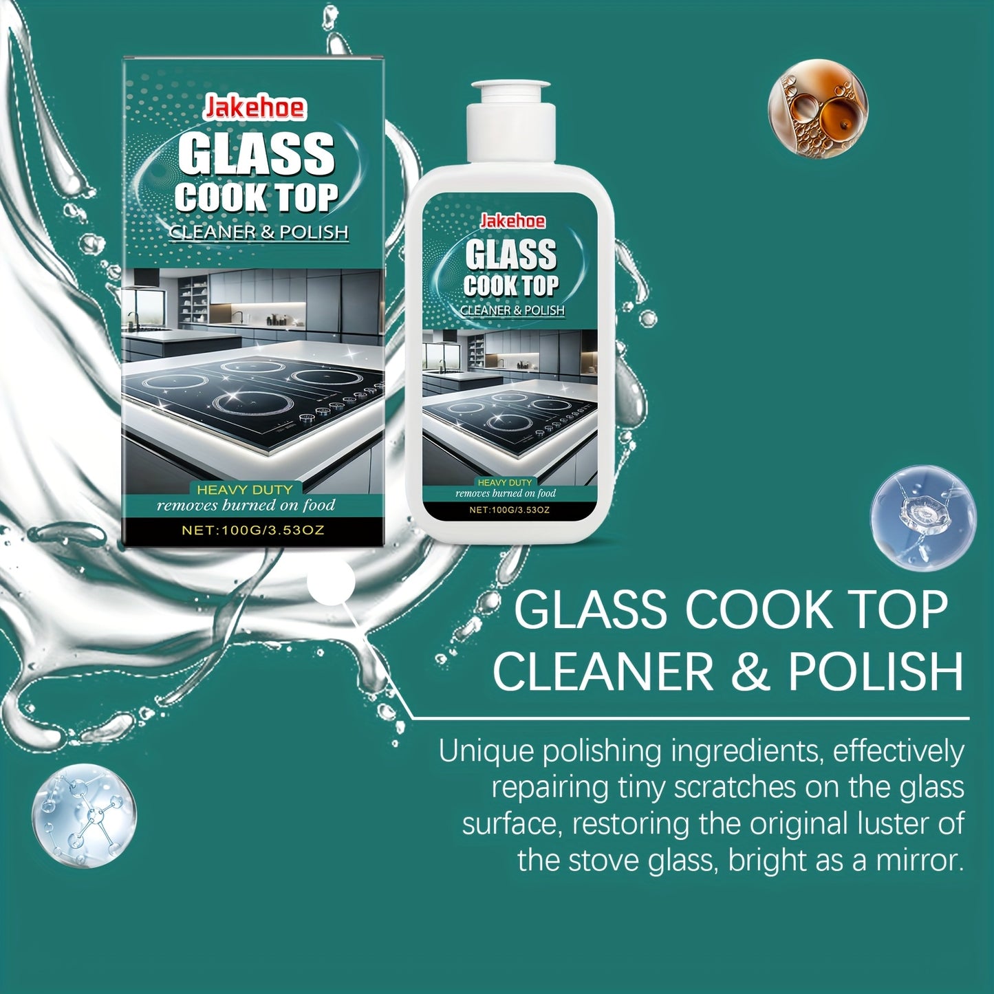 Glass Stovetop Cleaner Polishing Agent