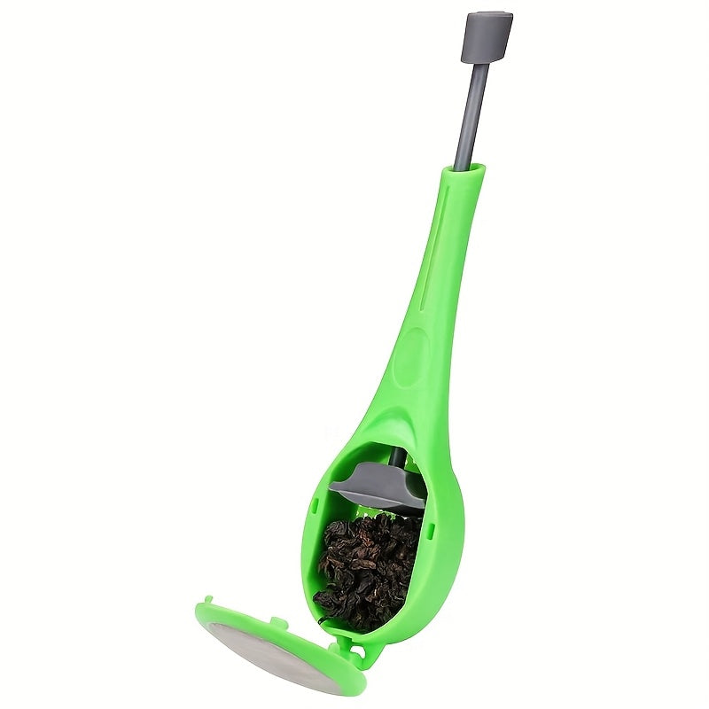 Reusable Tea & Coffee Filter with Built-in Measuring Scoop & Stirrer
