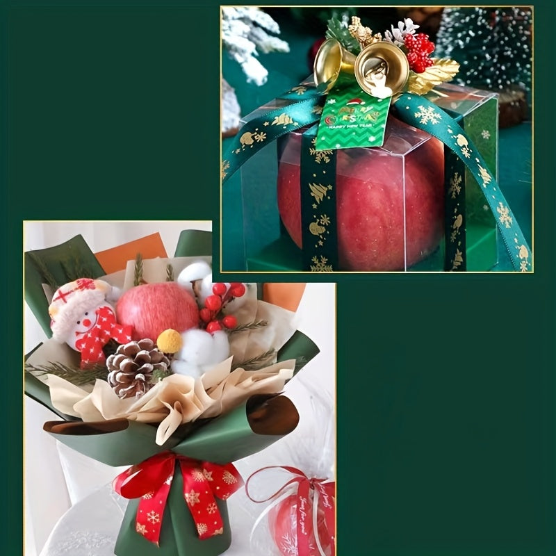 3 Mixed Colors of Christmas Ribbon Decoration