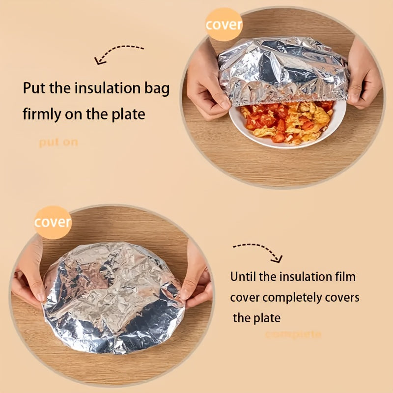 Heat-Resistant Reusable Aluminum Foil Covers