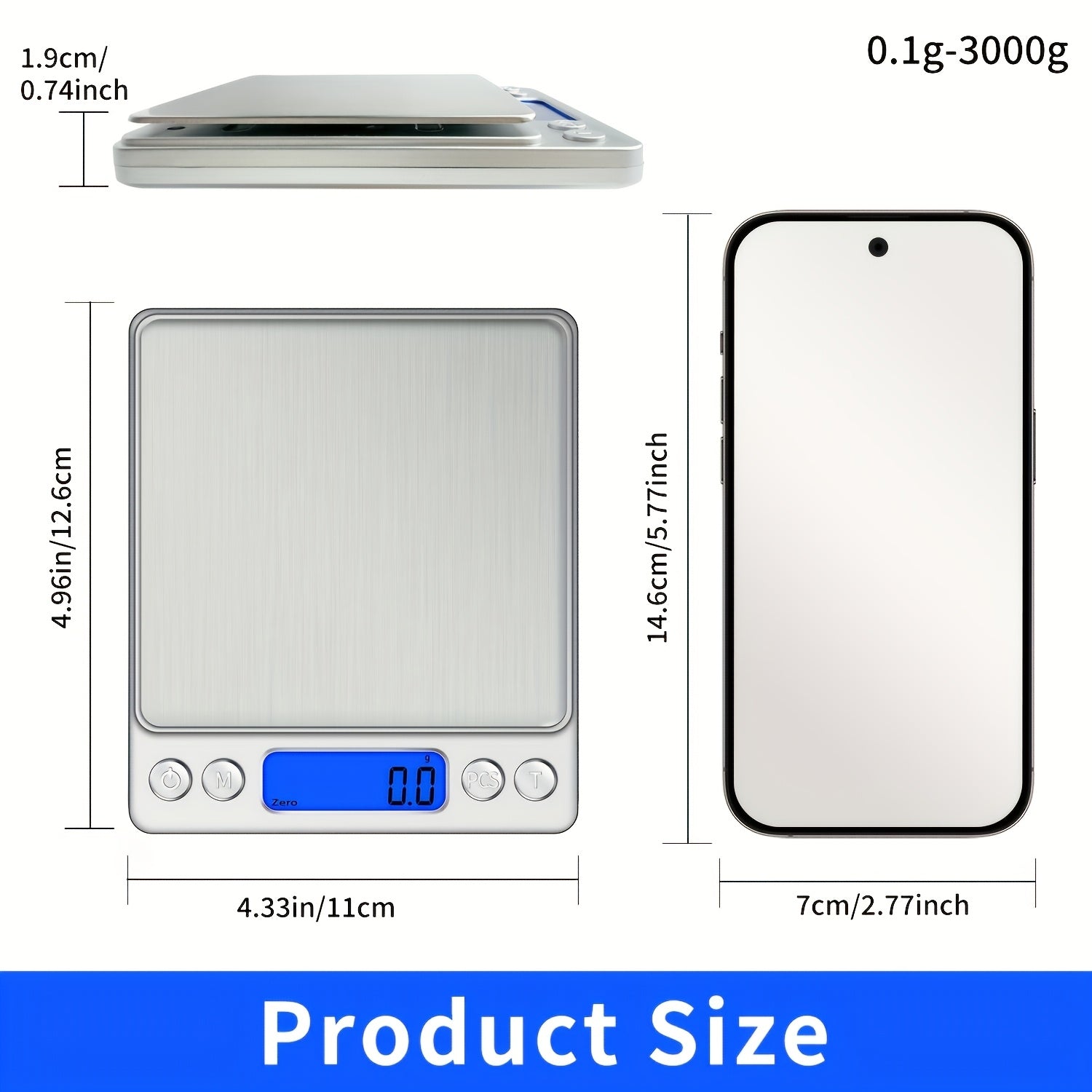 Stainless Steel Digital Kitchen Scale