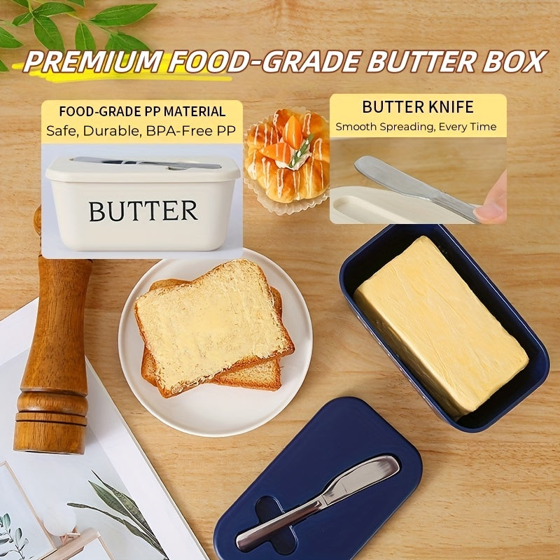 Premium Butter Dish with Knife