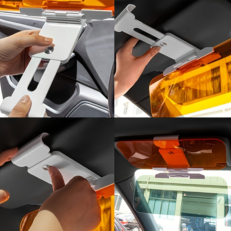 Adjustable 2-in-1 Anti-Glare Car Sun Visor