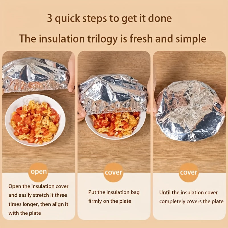 Heat-Resistant Reusable Aluminum Foil Covers