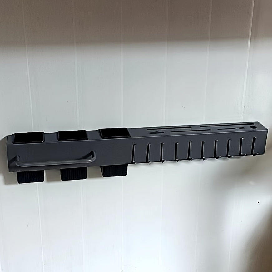 Premium Carbon Steel Wall-Mounted Kitchen Organizer Rack