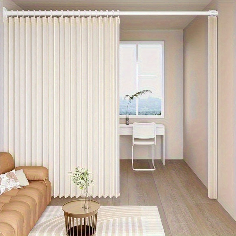 Modern Folding Divider Curtain with Plastic Hooks