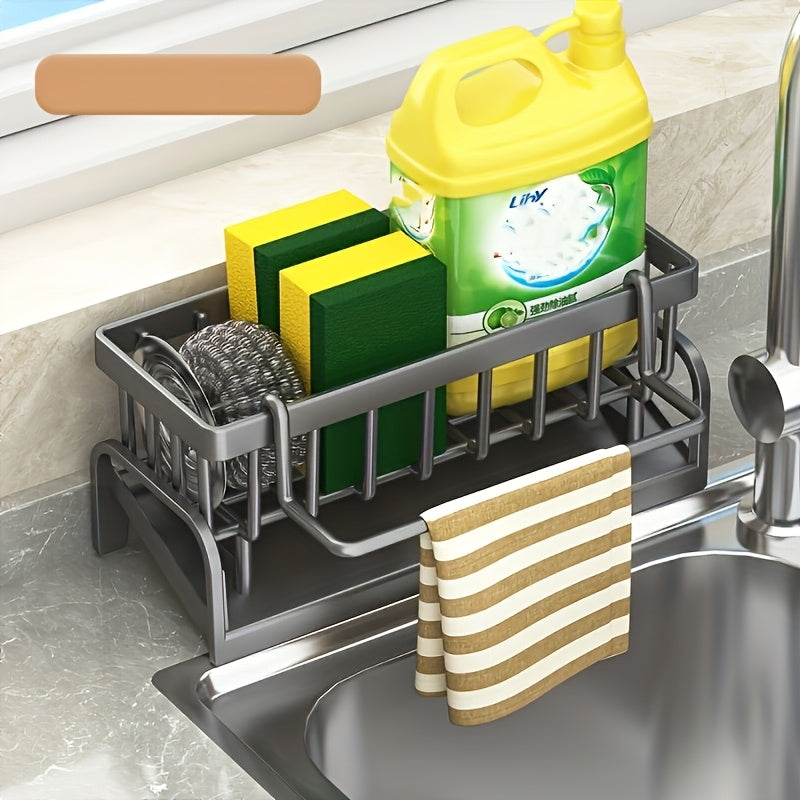 Space-Saving Kitchen Sink Organizer & Storage Rack