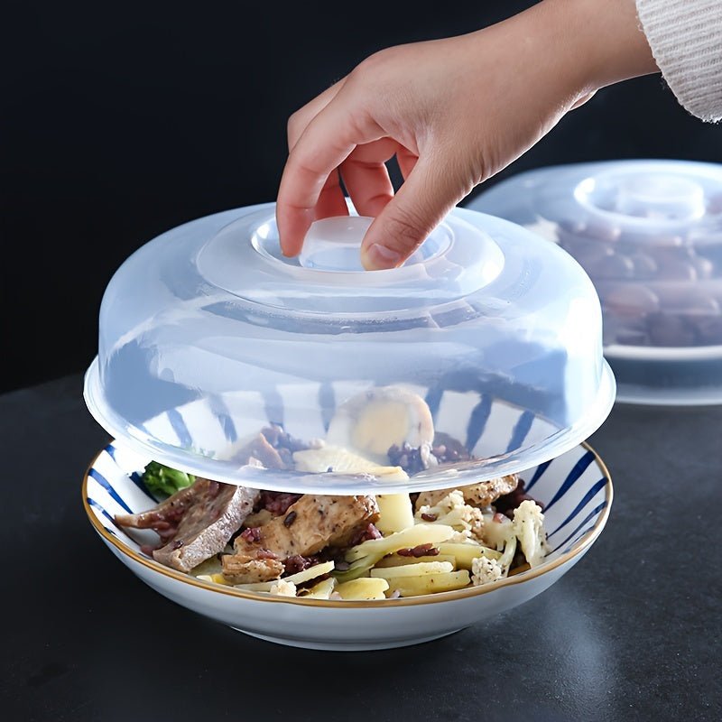 Microwave - Safe Round Plastic Bowl Cover - Fresh Preserving Lid for Kitchen and Dining - HazMarket
